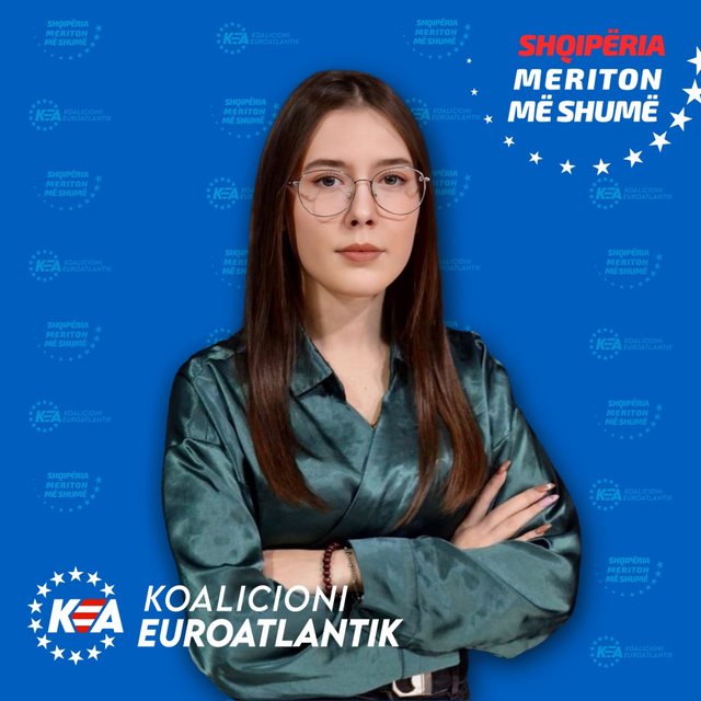 Anisa Rapo, kandidatja më e re e Koalicionit Euroatlantik në