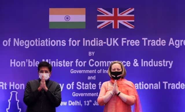 Britania dhe India arrijnë një marrëveshje të