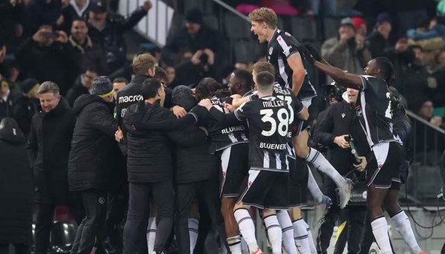 Disfata ndaj Udinezes, Roma humbet vendin e katërt në renditje