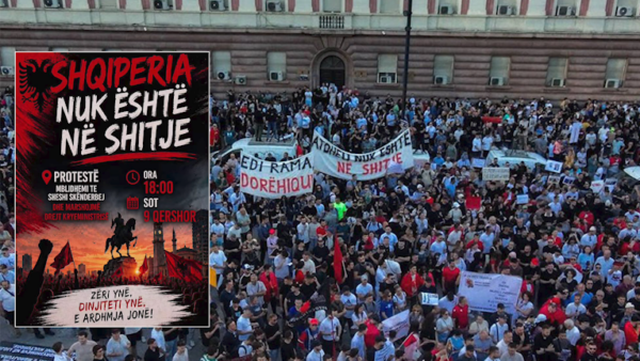 Shqiptar&euml;t n&euml; revolt&euml;, nis protesta e dhjet&euml; n&euml;