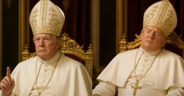 Fotoja e Trump si Papa, presidenti amerikan: Nuk e kam bërë unë!