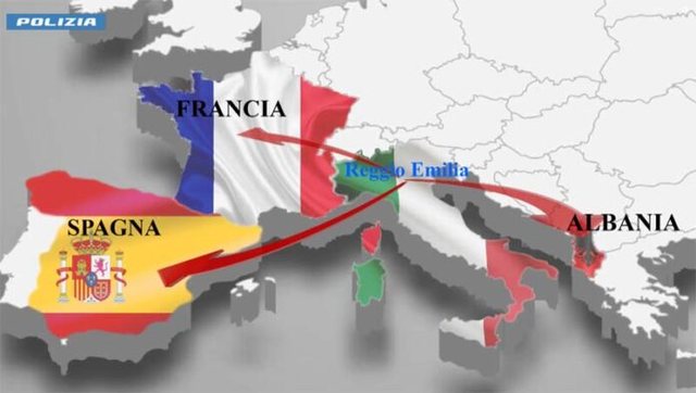 Trafficking network dismantled in Reggio Emilia, 9 arrest warrants issued,