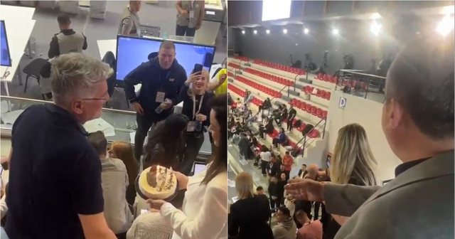 Gjekmarkaj suprizohet me tortë në Parkun Olimpik për 51-vjetorin,