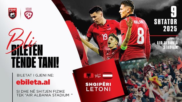 Kualifikueset e Botërorit 2026/ Ndeshja e shtatorit Shqipëri-Letoni,