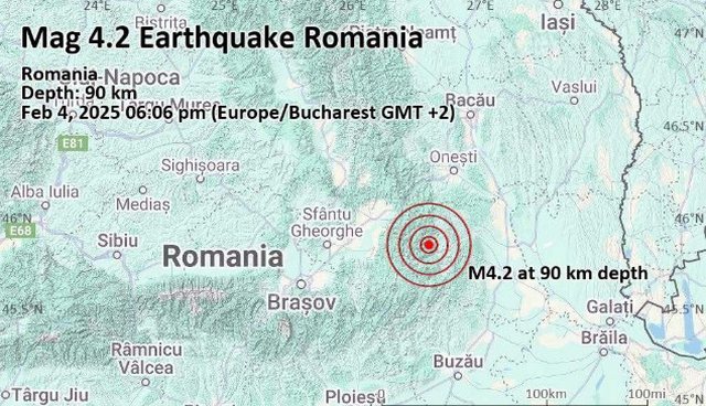 Rumania goditet nga tërmeti, ja sa ishte magnituda