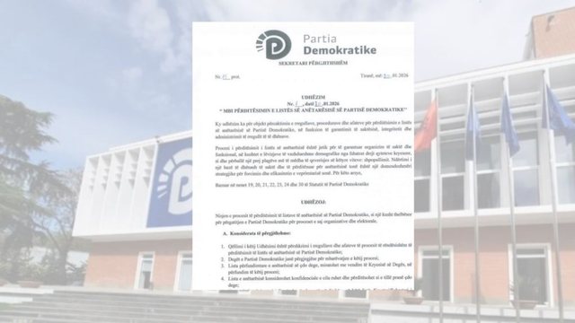 Partia Demokratike shkon n&euml; zgjedhje n&euml; prill, del udh&euml;zimi