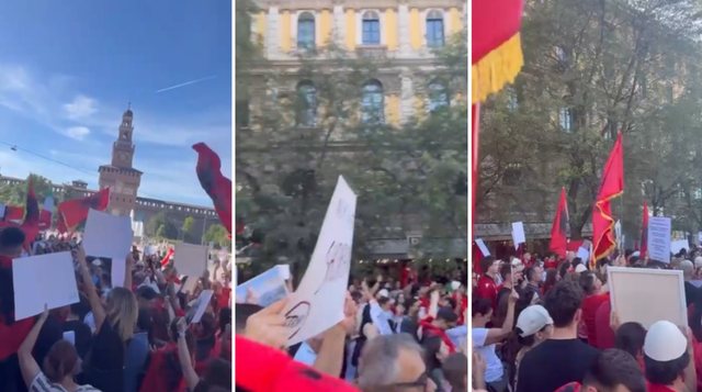 Revolta e madhe/ Qindra qytetarë mblidhen në Milano