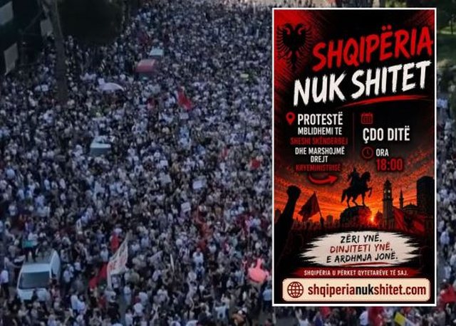 Nis protesta, qytetar&euml;t grumbullohen tek sheshi Sk&euml;nderbej