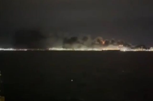 Shp&euml;rthim dhe zjarr i madh n&euml; rafinerin&euml; m&euml; t&euml; madhe