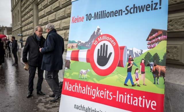 Switzerland with a population limit of 10 million people? Residents vote in the