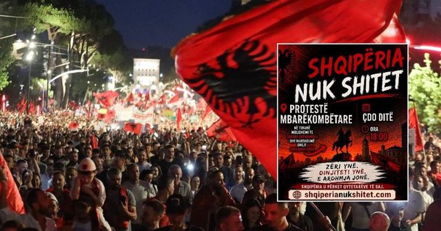Jep dor&euml;heqjen, Rama dhe Berisha n&euml; burg"/ Qytetar&euml;t zbresin