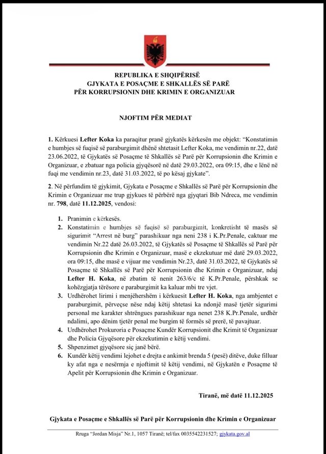 Lirimi i ish-ministrit të Mjedisit, zbardhet vendimi që nxorri nga