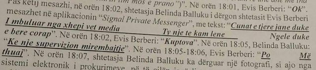 Dalin mesazhet / Balluku i drejtohet Berberit: &Ccedil;unat i kan&euml; mbuluar