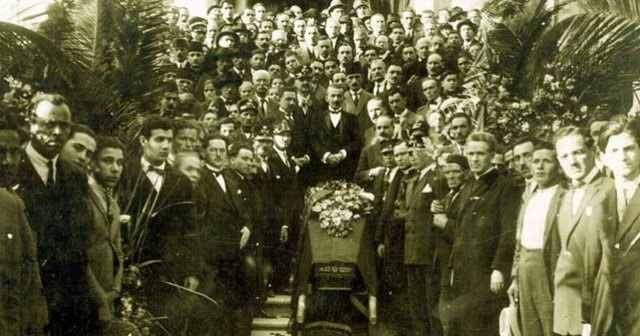 Hasan Prishtina's speech at the funeral ceremony of Luigj Gurakuqi: He was