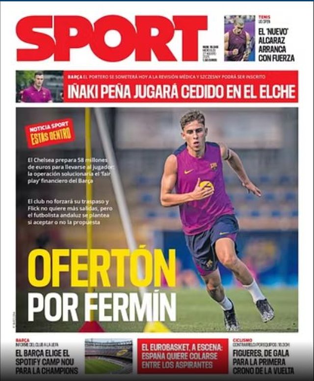 Tensione tek Barça, Fermin Lopez “përplas” drejtuesit