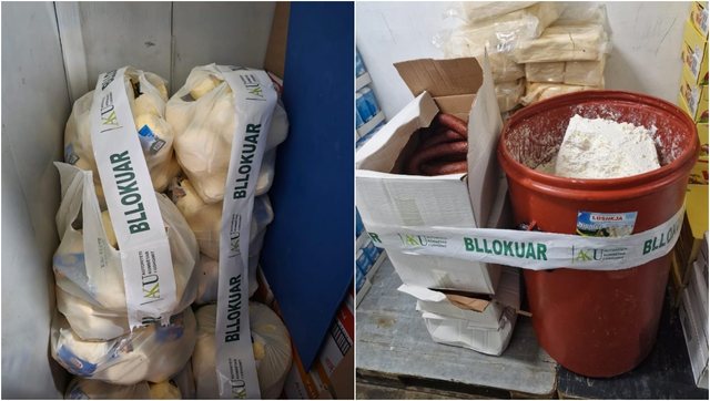 AKU bllokon mbi 2.4 ton djath ka&ccedil;kavall dhe fruta t&euml; thata n&euml;