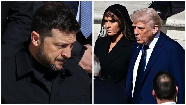 Trump bisedë me Zelensky-n përpara funeralit të Papës!