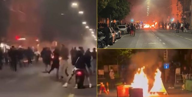 Digjet Zvicra! Përplasje të ashpra mes protestuesve dhe policisë