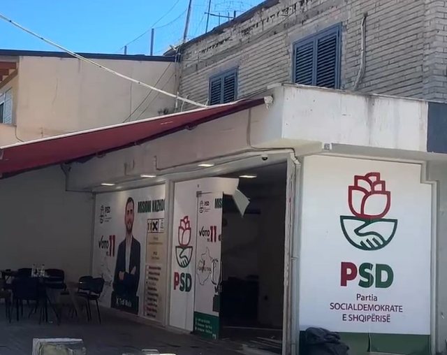 Sherr te zyra e PSD-së së Tom Doshit në Tiranë, Policia: