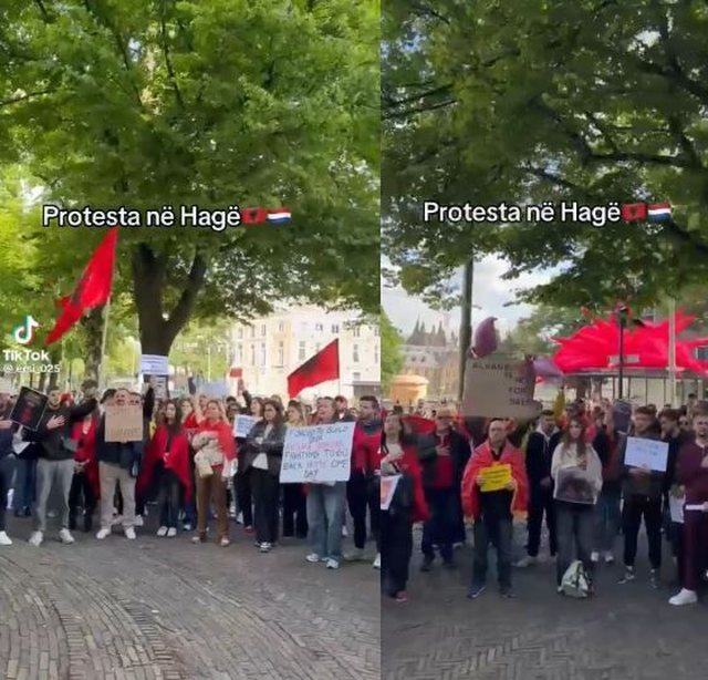 Diaspora on its feet! Albanians in the Netherlands rise up in protest: Rama is