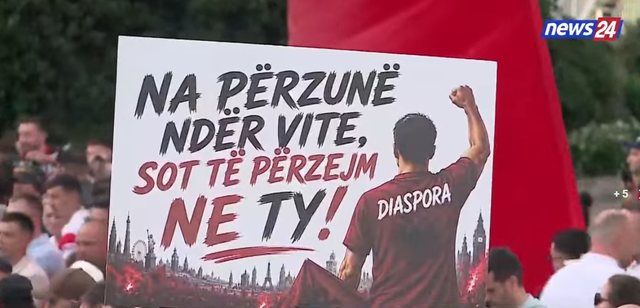 Mesazhi i fortë i diasporës drejtuar Ramës në protestë: