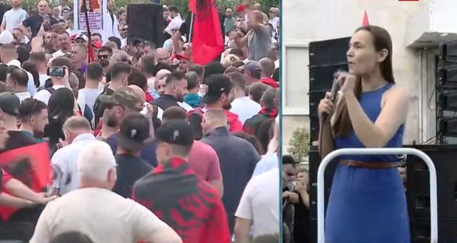 Protestuesja: Gjith&euml; shqiptar&euml;t n&euml; &ccedil;do cep t&euml; globit