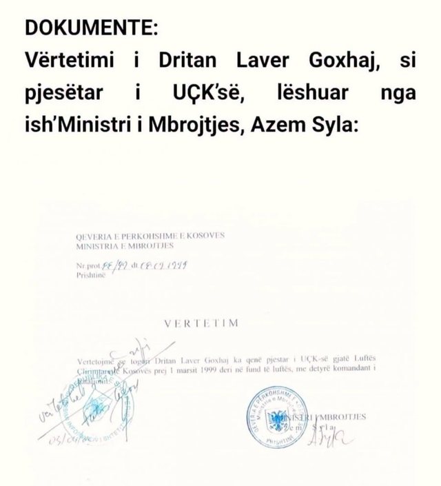 Rama tha se nuk ka qënë luftëtar i UÇK-së, zbulohet