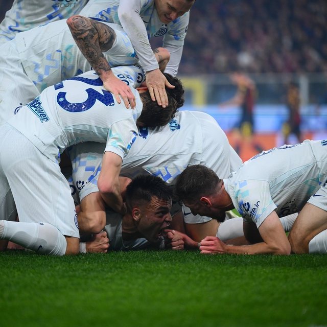 Inter "commands" Serie A, the black and blues triumph in Genoa