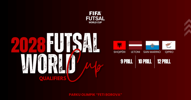 Kupa e Bot&euml;s n&euml; Futsall/ Shqip&euml;ria luan n&euml; sht&euml;pi, FSHF