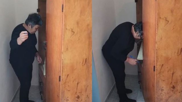 VIDEO/ E pazakontë në Lushnjë! Dollapi i vjetër i rrobave