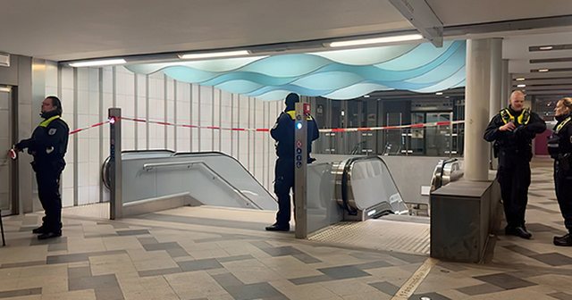 Hamburg/ Dy persona humbin jet&euml;n pasi ran&euml; mbi shina n&euml; stacionin