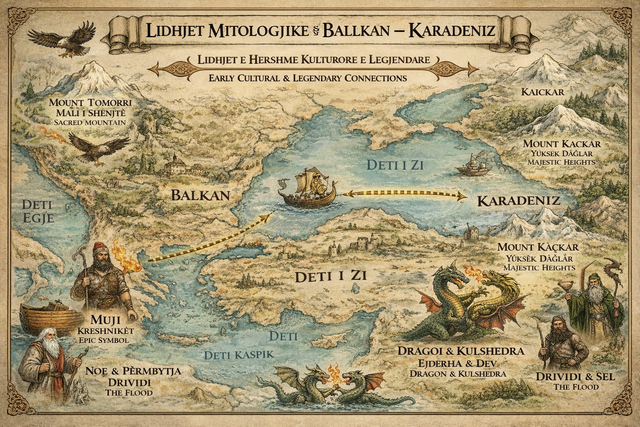 Ballkani &ndash; Karadenizi &ndash; Ilir&euml;t: Nj&euml; trash&euml;gimi e