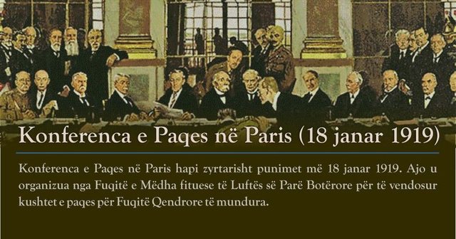 Sot, 106-vjetori i mbajtjes së Konferencës së Paqes në Paris