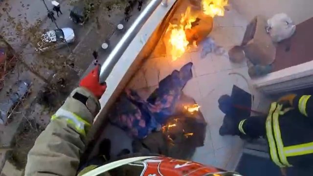 Shp&euml;rthen bombola e gazit n&euml; nj&euml; apartament n&euml; Vlor&euml;,