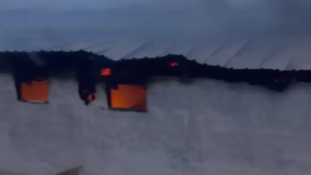 Bie zjarr nj&euml; stall&euml; n&euml; Selenic&euml;, digjen 22 lop&euml; dhe