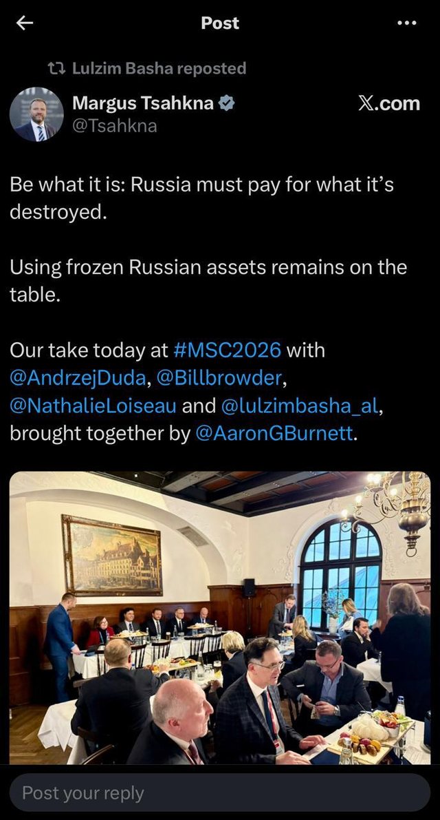 Ministri estonez &ldquo;zbulon&rdquo; Bash&euml;n n&euml; Konferenc&euml;n e