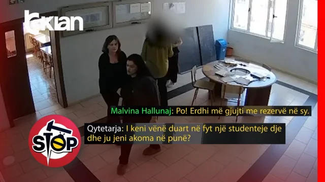 "She put her hands on my throat"/ Student goes to get her diploma, is