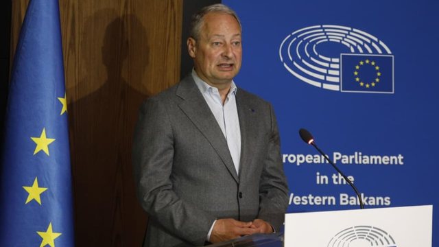 The chief democrat's denunciations of the AKSHI, the EP rapporteur for