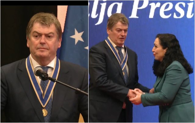 U nderua me titullin “Medalja Presidenciale e Meritave” në