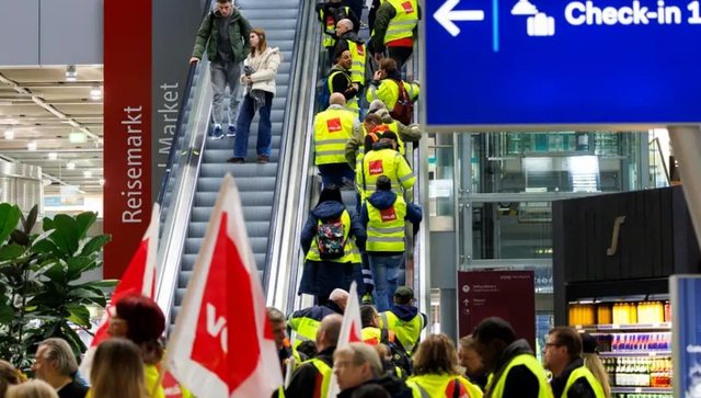 Grevë e papritur në aeroportet e Gjermanisë, anulohen qindra