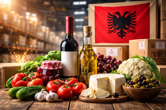 Ushqimet &ldquo;Made in Albania&rdquo; n&euml; tregjet e huaja/ R&euml;nie e