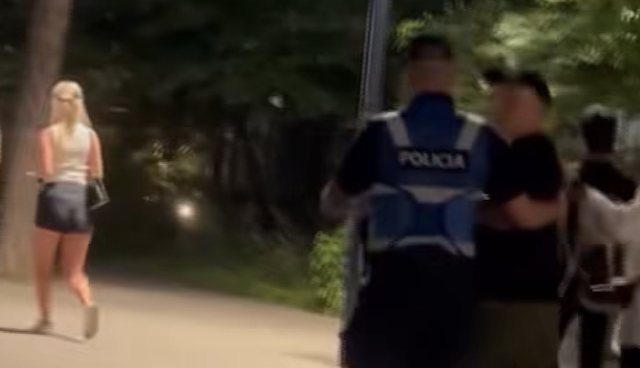 Osman Stafa's escort to the police station, police officially react