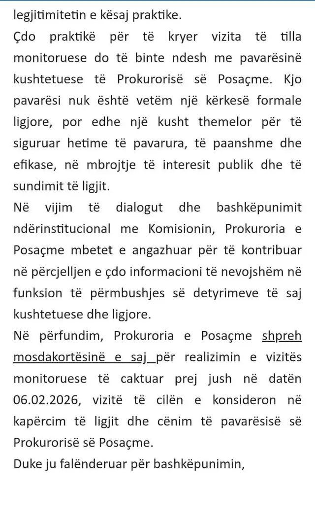 SPAK i mbyll der&euml;n Komisionit &ldquo;Xhafaj 2&rdquo;: Nuk mund t&euml; na