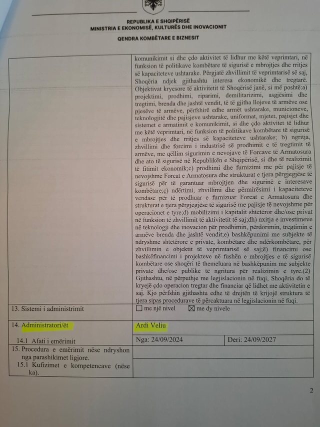 DOKUMENTET/ Si kompania shtetërore KAYO e Ardi Veliut, me ortakun privat