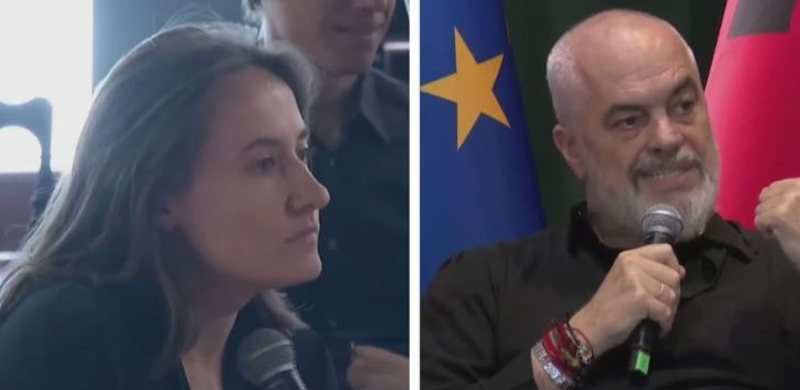 Rama i nd&euml;rpret fjal&euml;n dhe debaton me gazetaren e huaj: Nuk m&euml;