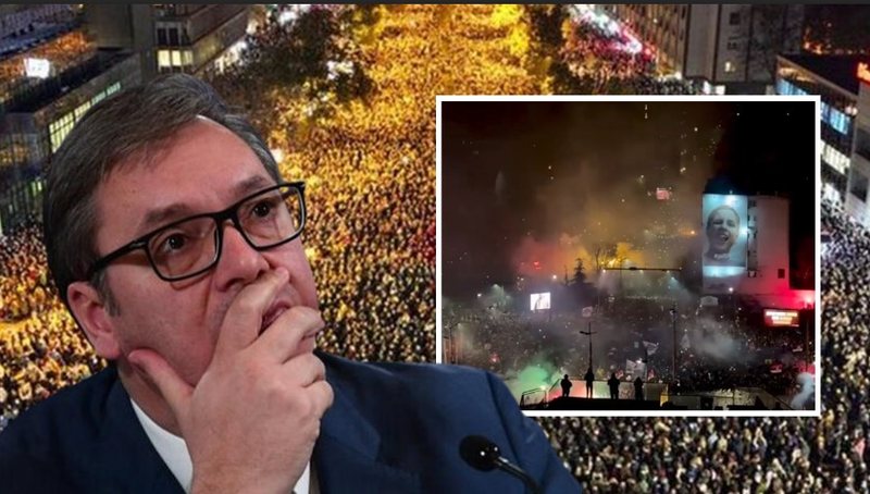 Students "occupied" Belgrade, Vučić reacts: Huge protest, with