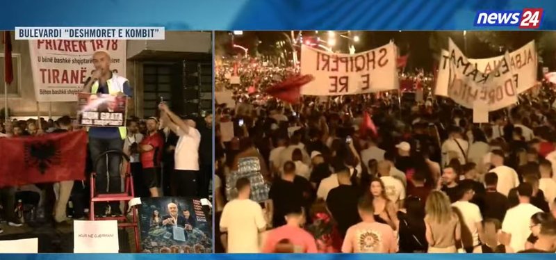 Shqiptar&euml;t n&euml; revolt&euml; kund&euml;r politik&euml;s s&euml;
