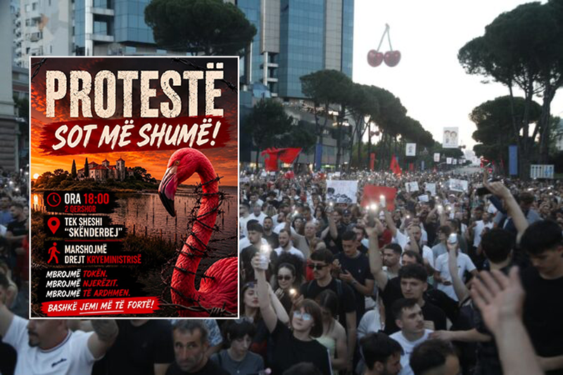 Qytetar&euml;t mbush&euml;n dje Bulevardin/ Nis protesta e tret&euml; jo