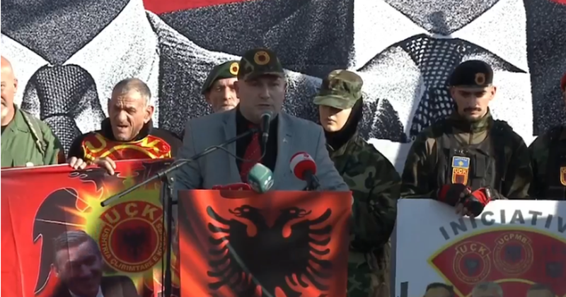 Protest in Skopje, Haklaj: The three most golden letters of the Albanian