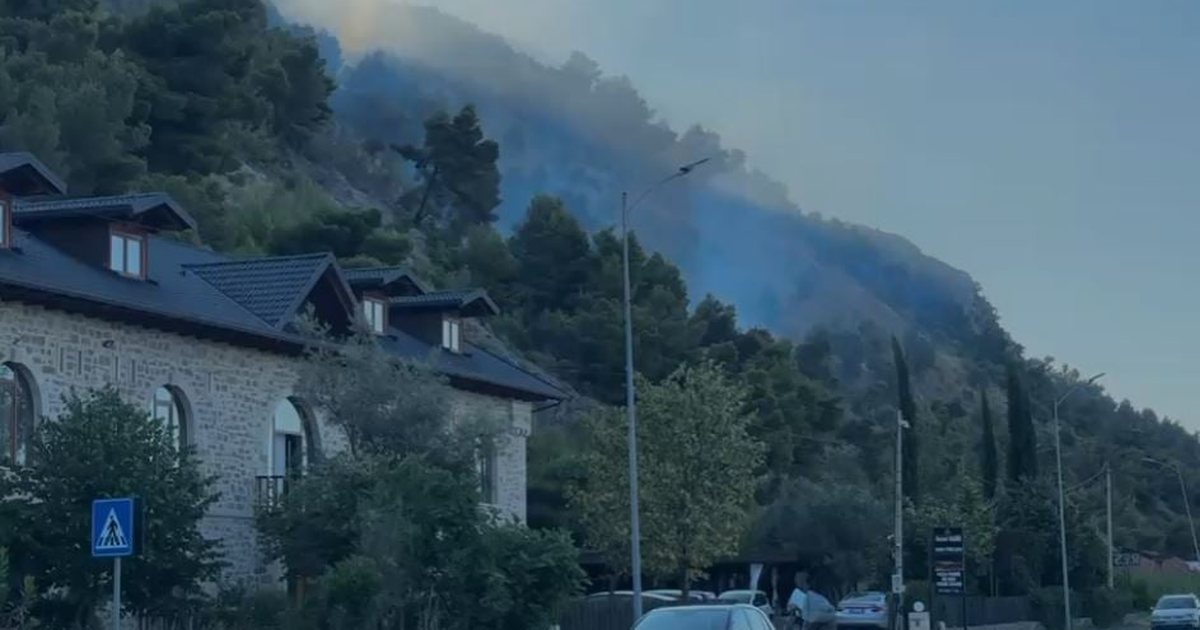 Zjarri në malin e Shëngjinit drejt shuarjes  flakët vihen nën kontroll pas ndërhyrjes gjatë natës